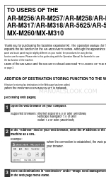 Sharp AR-M257 - Digital Imager B/W Laser Operation Manual