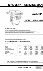 Sharp AR-M280N Imager Manuel d'entretien