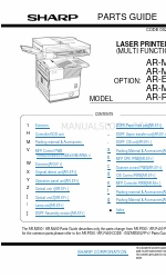 Sharp AR-M350 Imager Parts Manual