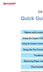 Sharp DX-C200 Короткий посібник