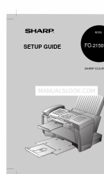 Sharp FO-2150CM Installatiehandleiding