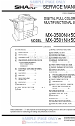 Sharp MX 3501N - Color Laser - Copier Service Manual