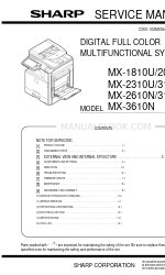 Sharp MX-1810U Panduan Servis