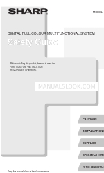 Sharp MX-2300N Guide Manuale di sicurezza