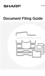 Sharp MX-2300N Guide Manuale di archiviazione dei documenti