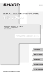 Sharp MX-2600N Manual de seguridad