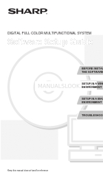 Sharp MX-3111U Manuale di configurazione del software