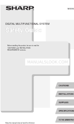 Sharp MX-M453 Manual de seguridad