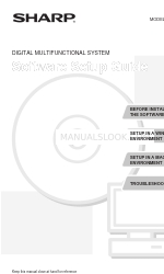 Sharp MX-M453 Manual de configuración del software