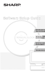 Sharp mxm316n Manual de configuración del software