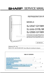 Sharp SJ-2047-WH Service Manual