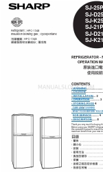 Sharp SJ-21P Manual de instrucciones