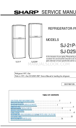 Sharp SJ-21P-GY Manual de servicio