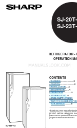 Sharp SJ-23T-H2 Manual de instrucciones