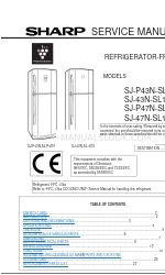 Sharp SJ-43N-SL1/WH1 Руководство по эксплуатации