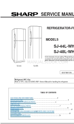 Sharp SJ-44L-WH2 Manual de servicio