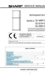 Sharp SJ-51H-S Instrukcja serwisowa