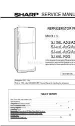 Sharp SJ-58L-A2B Manual de serviço