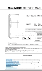 Sharp SJ-68L-T2S Manual de servicio