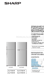 Sharp SJ-T401R Manuale operativo