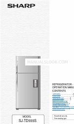 Sharp SJ-TD555S Operation Manual