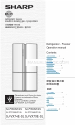 Sharp SJ-VX74E-SL Operation Manual