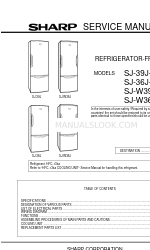 Sharp SJ-W36J-WH Посібник з експлуатації