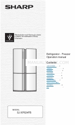 Sharp SJ-XP624FB Operation Manual