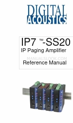 Digital Acoustics IP7-SS20 Справочное руководство