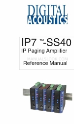 Digital Acoustics IP7-SS40 Referentiehandleiding