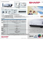 Sharp Notevision PG-D3050W Spécifications