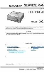 Sharp Notevision XG-C335X Manual de servicio