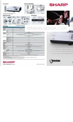 Sharp Notevision XR-55X Specifications