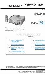 Sharp PG-F200X - Notevision XGA DLP Projector Руководство по эксплуатации