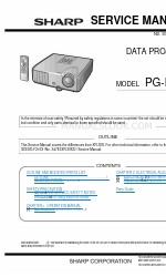 Sharp PG-F200X - Notevision XGA DLP Projector Руководство по эксплуатации