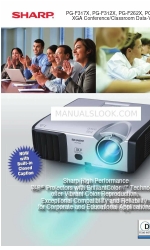 Sharp PG-F317X - Notevision XGA DLP Projector Folleto y especificaciones