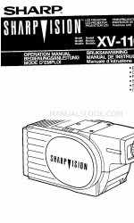 Sharp Sharp Vision XV-110ZM (ドイツ語) 取扱説明書