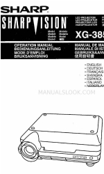 Sharp SharpVision XG-3850E Bedieningshandleiding