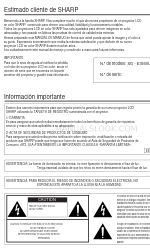 Sharp XG-E3500U (Hiszpański) Manual Del Usuario