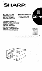 Sharp XG-NV3XE 운영 매뉴얼