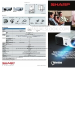 Sharp XR-32S - Notevision SVGA DLP Projector Hoja de especificaciones