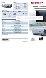 Sharp XV-Z3100 - DLP Projector - HD 720p Технічні характеристики