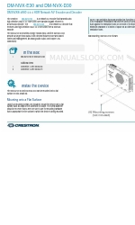 Crestron DM-NVX-D30 Panduan Memulai Cepat