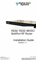 Digital Alert Systems R232-48VDC Посібник з монтажу