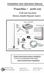 Digital Antenna PowerMax 4KSBR-50M 설치 및 운영 매뉴얼