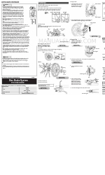 Shimano Alfine SM-RT62 Service-instructies