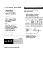 Shimano CJ-8S40 Technical Service Instruction