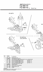 Shimano DEORE XT FD-M770 Installatie