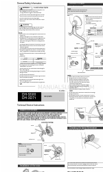 Shimano DH-3D71 Instrucciones de servicio