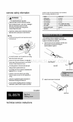 Shimano Dura-Ace SL-BS78 Servis Talimatları